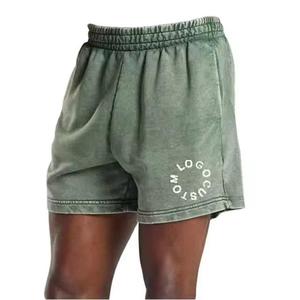 Pantalones Cortos Deportivos para Hombre, Transpirables, de Cintura Media, con Cierre de Cordón, 100% Algodón, Impresión por Transferencia de Calor Personalizada, Secado Rápido, Ecológicos - Product Image 1