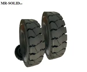 MR-SOLID Tires For Forklift 750-16 With 3 Layers Of Natural Rubber To Increase Bearing Capacity Wear Resistance And Longevity