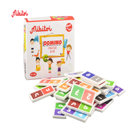 Juego de Bloques de Plástico PP de Mibitoi, Juguetes Educativos Montessori para Niños, Rompecabezas de Números y Alfabeto, Logotipo Personalizado, Certificado FCCA BSCI