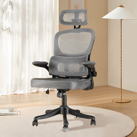 Chaise de bureau exécutif à dossier haut Chaise de gestionnaire de conception d'ascenseur tournant en maille confortable Chaise d'ordinateur à domicile en maille ergonomique