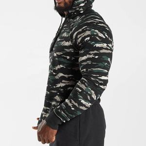 Custom Solid Heavyweight <b>Men's</b> Casual Slim Fit Hooded Hoodie With Zipper and <b>Trousers</b> Fashion Hoodie - Product Image 3