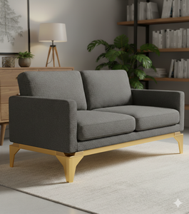 Venus Modern T-Shape Heavy Duty 14cm Pied de meuble en plastique doré Design élégant et durable pour canapé, chaise, armoire à manger, meuble TV - Product Image 2