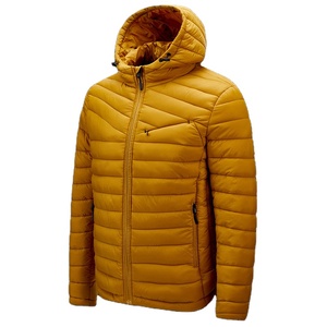 Blouson matelassé de haute qualité, extérieur, grande taille, hiver, homme, col montant personnalisé avec capuche, blousons matelassés personnalisés - Product Image 6