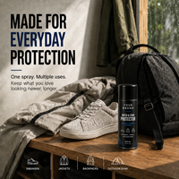 Spray Nano Imperméabilisant OEM Marque Privée pour Chaussures, Baskets, Tissus et Équipements d'Extérieur – Anti-Eau et Anti-Taches en Aérosol 300ml