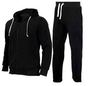 Conjunto Deportivo de Dos Piezas con Sudadera con Cremallera y Estampado Personalizado - Product Image 3