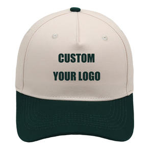 Gorras de béisbol personalizadas de 5 paneles, gorra de béisbol de dos tonos con bordado 3D de logotipo de impresión personalizada en blanco de algodón de alta calidad, gorra de camionero - Product Image 1