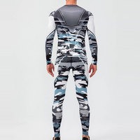 Ensemble de couches de base de compression pour la course à pied et le fitness ensemble de couches de base avec haut à manches longues et bas pleine longueur