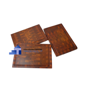 Best-seller Planches à découper en bois de teck naturel Planches à découper en teck pour ustensiles de cuisine Vente en gros du Vietnam - Product Image 1