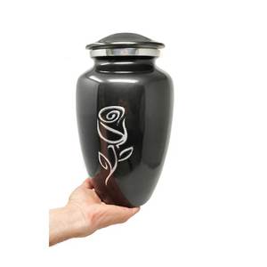 Urne funéraire moderne la plus vendue et fabriquée pour l'exportateur de crémation d'urne en laiton blanc humain d'Inde de haute qualité - Product Image 4