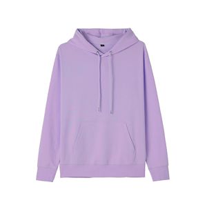 Logo OEM personnalisé hommes femmes unisexe confortable coton polyester uni couleur unie pull décontracté sweat à capuche sweat à capuche - Product Image 6