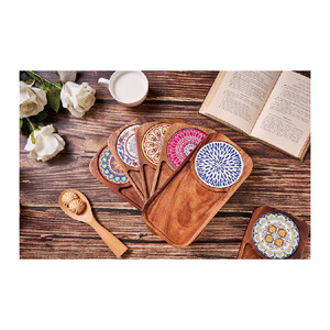 Plateau à thé et biscuits gravé, plateau à friandises en bois personnalisé, plateau à thé et biscuits, plateau à friandises en bois pour le café - Product Image 1