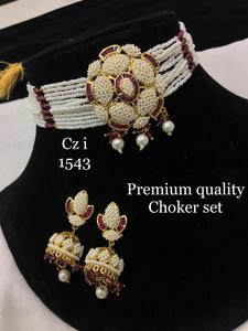 Royal Kundan Moissanite Bridal Set <b>Statement</b> Jewelry for Weddings Parties Featuring <b>Necklace</b> Earrings for Engagement Anniversary - Product Image 6