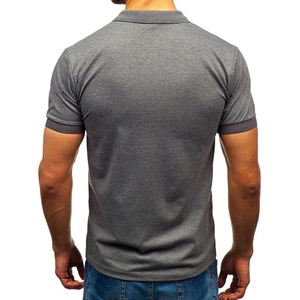Polo de golf unisex para hombre, nuevo estilo, logotipo personalizado, sólido, 100%, algodón, poliéster, algodón, manga corta, opciones personalizables - Product Image 5