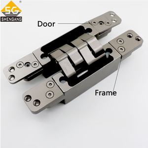 Engsel Tersembunyi Kuat Tahan Lama <span class=keywords><strong>SUS304</strong></span> 3D <span class=keywords><strong>Stainless</strong></span> Steel 300Kg untuk Pintu Kayu Baja Gerbang 300KG - Product Image 3