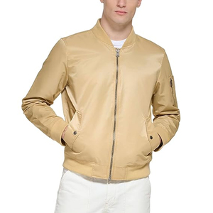 Chaqueta de Satén de Color Personalizado para Hombre, Nuevo Modelo, el Mejor Fabricante y Proveedor de Ropa de Invierno, Chaquetas de Satén para Hombre en Color Sólido - Product Image 3