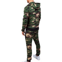 Survêtement d'hiver pour homme, coupe ajustée, à capuche, uni, 100% coton molletonné, antibactérien, respirant, couleurs et logo personnalisés