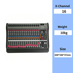 Professional 16-Channel USB Audio <strong>Mixer</strong> 48V Phantom Power Metal Construction <strong>Digital</strong> Signal Processor 64x34x4cm Console 3 Month - Product Image 2