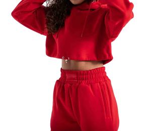 Survêtement d'hiver 100% Survêtement en coton Vente en gros Ensemble 2 pièces pour femmes Sweat Suit Oversized Hoodie & Pants Sets for Women 2026 - Product Image 4