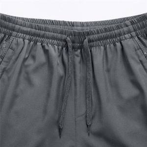 Venta al por mayor Ropa de gimnasio Pantalones cortos Ropa de hombre Fitness Entrenamiento Jogging Pantalones cortos Deportes Correr Cintura con cordón Pantalones cortos de algodón de poliéster - Product Image 3
