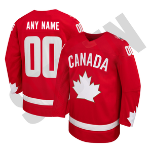 Camiseta de Hockey sobre Hielo Sublimada Premium Fabricada por Sibrin, Logotipo Personalizado de Poliéster, Personaliza el Nombre y Número del Equipo, Camisetas de Secado Rápido - Product Image 1