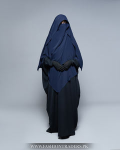 ฮิญาบผ้าโพลีเอสเตอร์คุณภาพเยี่ยมระบายอากาศได้ดีสวมใส่สบายขนาดเดียว - Product Image 2