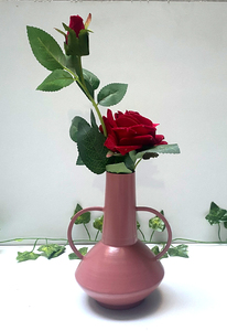 Hot Selling Traditional Eco-Friendly Floor <b>Powder</b> Coated Tabletop Iron Made Home Decorative Flower Display Vase for Living Room - Product Image 6