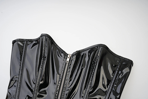 Corset en cuir sans manches à prix raisonnable, vente en gros, design personnalisé, respirant, confortable, sans couture, maintien moyen, pour adultes - Product Image 2