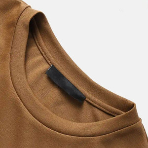 Camiseta de punto personalizada al por mayor de alta calidad 100% algodón estilo Formal Ringer camisetas sueltas para hombre impresión - Product Image 3