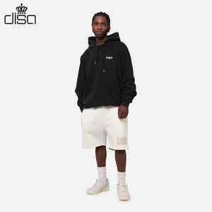 Vêtements à capuche en coton épais 450gsm personnalisés du fabricant pour hommes, logo imprimé surdimensionné, streetwear décontracté pour l'hiver, couleur unie - Product Image 4