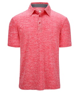 Polos casuales para hombres, Polo liso de algodón y poliéster de verano con impresión de logotipo personalizado e impresión gráfica - Product Image 5