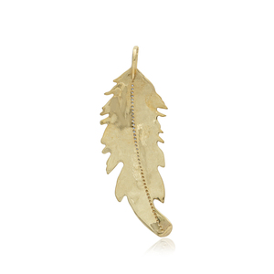 Diamant naturel jaune/Rose/oxydé 925 argent fait à la main en forme de plume pendentif bijoux fins en gros - Product Image 4