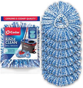 O-Cedar RinseClean <b>Spin</b> <b>Mop</b> Microfiber Refill, 1 CT (Pack of 6) - Product Image 2