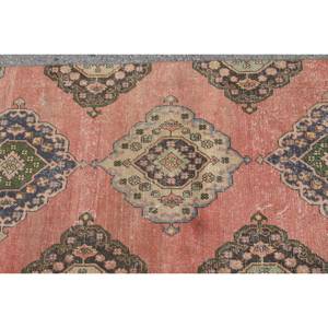 Alfombra Kilim roja y verde clásica, 3,1x12,9 pies, lana, área grande, rectángulo turco, patrón abstracto, látex de 10mm para alfombras de pasillo - Product Image 5