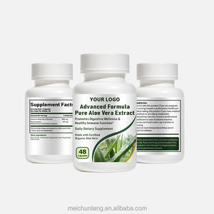 Cápsulas de Aloe Vera Naturais para Limpeza do Cólon, Suplemento Dietético Certificado para Saúde Digestiva e Suporte ao Peso em Adultos - Product Image 2