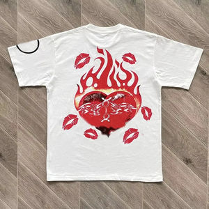 Camisetas Extra Grandes de Manga Corta para Hombre, de Alta Calidad, 100% Algodón, Tejido de Felpa, Transpirables, Ecológicas y de Secado Rápido - Product Image 2