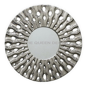 Aluminum <b>Wall</b> <b>Mirror</b> Traditional Designer Handmade Decorative <b>Mirror</b> <b>Gold</b> Plated Modern Stylish Fancy <b>Wall</b> <b>Mirror</b> - Product Image 4