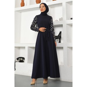 Vestido Casual con Detalle de Volantes 100% Poliéster Mega Merchant - Product Image 4