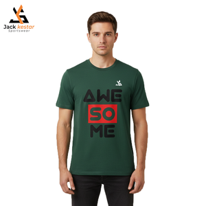 เสื้อยืดผู้ชายทรงโอเวอร์ไซส์ ผ้าฝ้าย 100% ออกแบบเองได้ สไตล์ทางการ แห้งเร็วและระบายอากาศได้ดี - Product Image 3