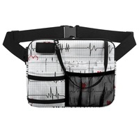 Imprimer à la demande Pack médical sangle de taille réglable infirmière Fanny Pack femme pour stéthoscopes Kit de soins infirmiers étudiant outils 2025
