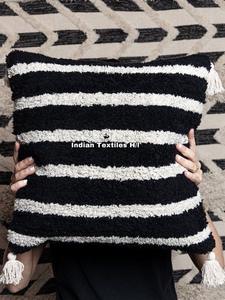 Hot Selling Luxury Boho <b>Outdoor</b> Wool <b>Cushion</b> <b>Cover</b> Hot Selling Unique Handwoven Decorative Throw Pillow Vintage Pattern ITHL - Product Image 6