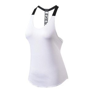 OEM venta al por mayor Activewear Fabricantes Custom Women's Sports Vest Muscle Bodybuilding Tank Top Loose Fit Stringer Training Tank - Product Image 5