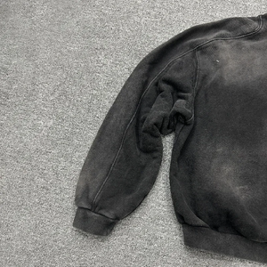 Sweat à capuche personnalisé pour hommes 450 Gsm vierge poids lourd surdimensionné français éponge goutte épaule recadrée Boxy surdimensionné pleine fermeture éclair à capuche - Product Image 6