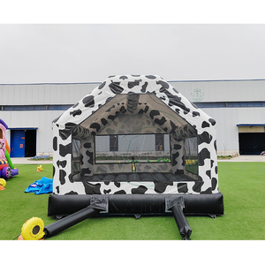 Château gonflable à thème vache, durable en PVC, maison de rebond portable, parc d'attractions, trampoline gonflable pour enfants, centre de jeux - Product Image 5