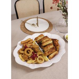 Grande Assiette de service blanche 41x32 cm Dinnerware-GRD0006 - Product Image 3