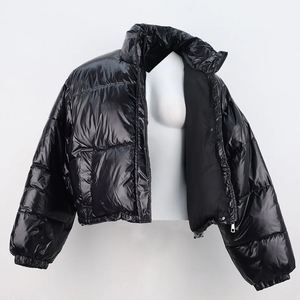 Veste matelassée pour femme OEM, lisse, tendance, légère, manteau décontracté, streetwear, printemps automne, étiquette personnalisée, veste matelassée 2026 - Product Image 5