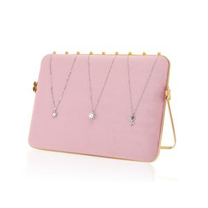 Présentoirs de collier à vendre avec du velours, grand support de support de collier en métal pour les vendeurs, les exposants, les spectacles, - Product Image 1
