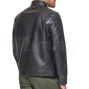Otoño Invierno Hombres Chaqueta de cuero Mejor calidad Hombres Chaqueta de cuero genuino Hombres - Product Image 2