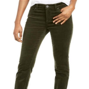 KUT Pantaloni Skinny Diana in Velluto a Coste da Donna a Vita Alta, Traspiranti, Effetto Stropicciato, Verdi, Taglia 16, per Abbigliamento Casual Autunnale - Product Image 2