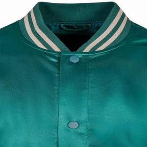 Venta directa de fábrica equipo de baloncesto personalizado Chenille parches bordado Logo chaquetas de hombre chaqueta de béisbol universitaria para hombres - Product Image 3