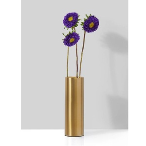 Juego de 3 floreros costeros, Decoración de mesa para sala de estar, jarrón de Metal, florero de Metal para sala de estar - Product Image 5